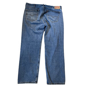 Levis 505 Mens‎ Jeans Red Tab Size 40 X 30 Medium Wash Straight Regular Fit